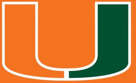 Miami Hurricanes 1972-Pres Primary Logo v2 diy DTF decal sticker